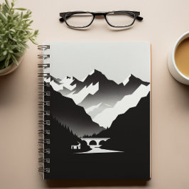 Mountain Landscape Notebook Notizblock