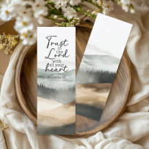 Mountain Landscape Scripture Trust in the Lord