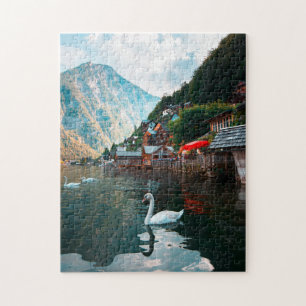 Mountain Landschaftlich Puzzles Bergsee-Zauber