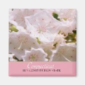 Mountain Laurel Connecticut Staat Blume Magnet (Vorne)