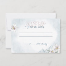 Mountain Laurel Wedding Response Card