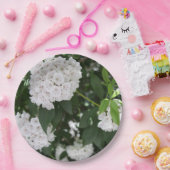 Mountain Laurel White Blume Pappteller (Party)