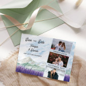 Mountain Lavender 4 Foto Wedding Save The Date