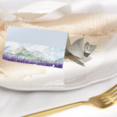 Mountain Lavender Light Blue Wedding Platzkarte