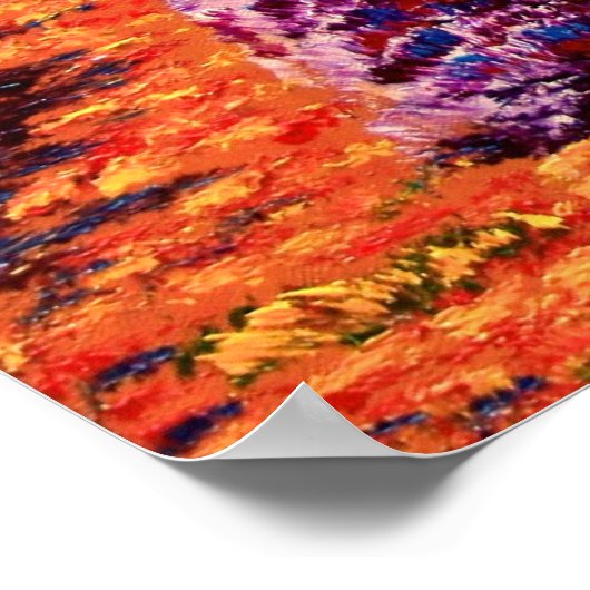 Mountain Lavender Zuhause Poster (Ecke)