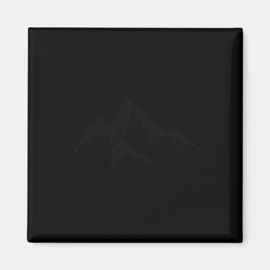 Mountain Life Adventures Klettern Ski Paragliding Magnet (Vorne)