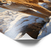 Mountain Lion AI Foto Print (Ecke)