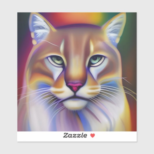 Mountain Lion Art Aufkleber (Blatt)