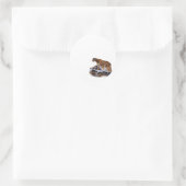 Mountain Lion Cougar Runder Aufkleber (Tasche)