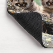 Mountain Lion Cubs Mouse Pad Mousepad (Ecke)