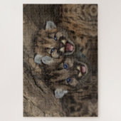 Mountain Lion Cubs Puzzle (Vertikal)