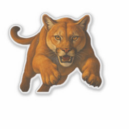 Mountain Lion Cut-out sticker
