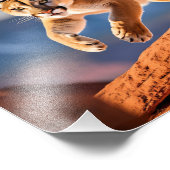 Mountain Lion Foto Print (Ecke)