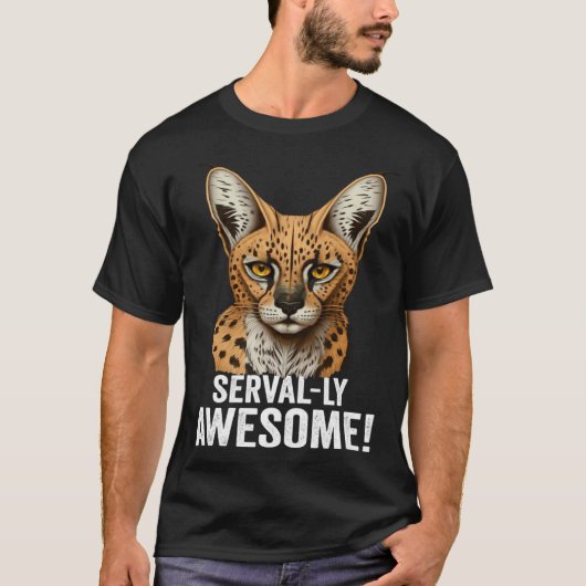 Mountain Lion Ohio Wild Cat Amiry Serval Cat T-Shirt (Vorderseite)