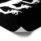 Mountain Lion Petroglyph _1  Poster (Ecke)