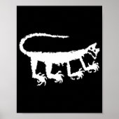 Mountain Lion Petroglyph _1 Poster (Vorne)