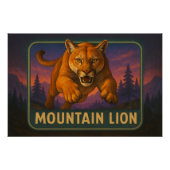 Mountain Lion Poster (Vorderseite)