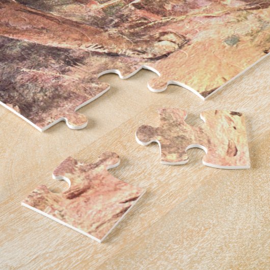 Mountain Lion, Puma oder Cougar von CE Swan Puzzle (Seite)