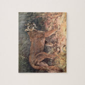 Mountain Lion, Puma oder Cougar von CE Swan Puzzle (Vertikal)