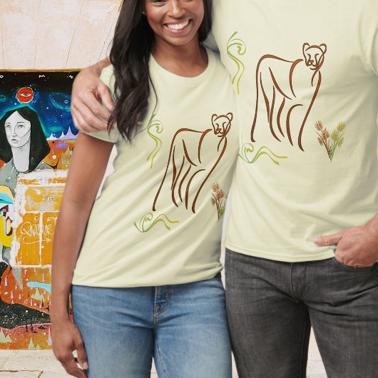 Mountain Lion Sketch T-Shirt