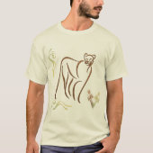 Mountain Lion Sketch T-Shirt (Vorderseite)