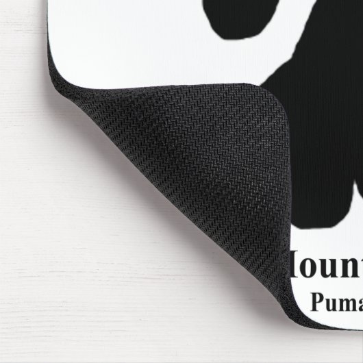 Mountain Lion Track Mousepad (Ecke)
