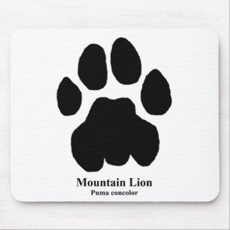 Mountain Lion Track Mousepad