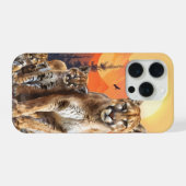 Mountain Lion und Cubs iPhone / iPad Gehäuse Hülle (Rückseite (Horizontal))