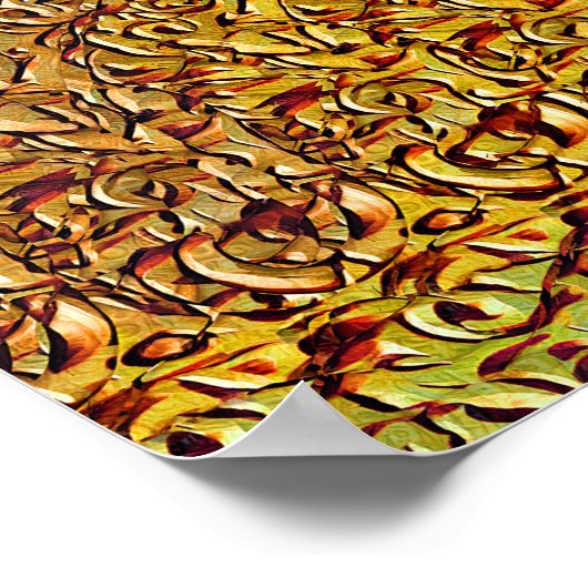 Mountain Lion - Versteckter 3D-Druck Poster (Ecke)