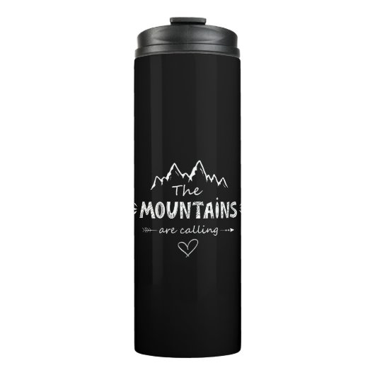 Mountain Lover Thermal Tumbler Thermosbecher (Vorderseite)