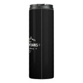Mountain Lover Thermalbecher Thermosbecher (Rückseite)
