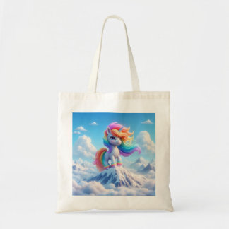 Mountain Magic Rainbow Unicorn Tragetasche
