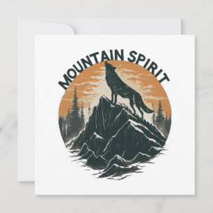 Mountain Majesty Wolf Howling auf dem Gipfel