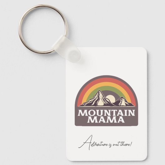 Mountain Mama Adventure Schlüsselanhänger (Vorderseite)