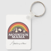 Mountain Mama Adventure Schlüsselanhänger (Rückseite)