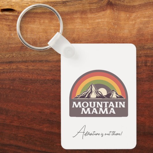 Mountain Mama Adventure Schlüsselanhänger (Vorderseite)