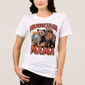 Mountain Mama Design Tri-Blend Shirt (Vorderseite)