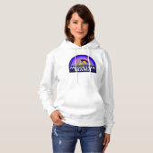 "Mountain Mama" Hooded Sweatshirt - Lila Programm (Vorne ganz)