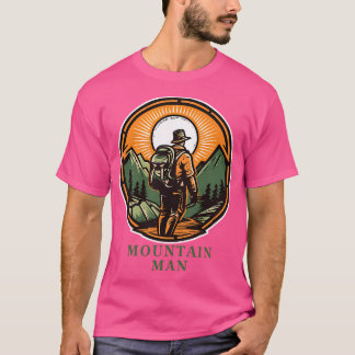 Mountain Man - Mountains Camping Wanderlust Wander T-Shirt
