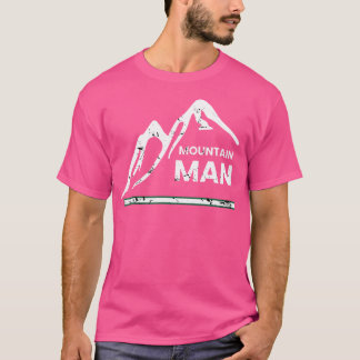 Mountain Man Mountains Design Wandern Lover Campin T-Shirt