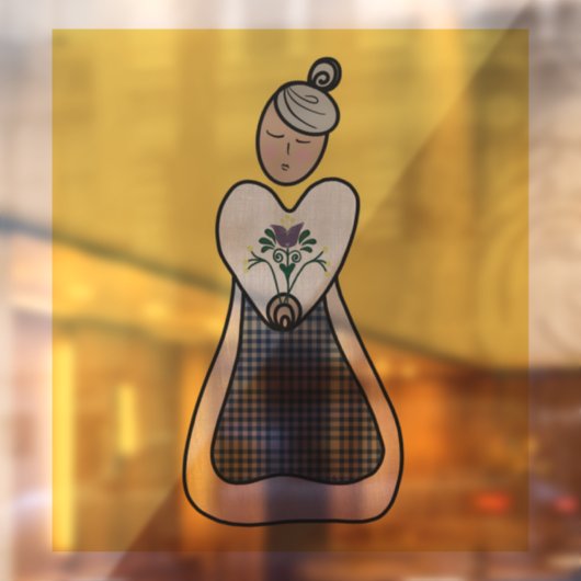 Mountain Mary Fensteraufkleber (Blatt 2)