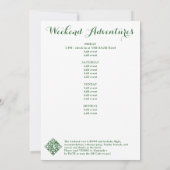 Mountain Matrimony Sloppy Trail Joint Bach Weekend Einladung (Rückseite)