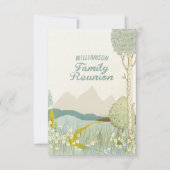 Mountain Meadow Family Wiedersehen Einladung (Vorderseite)