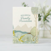 Mountain Meadow Family Wiedersehen Einladung (Stehend Vorderseite)