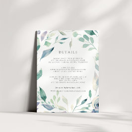 Mountain Meadow Guest Information Card Begleitkarte