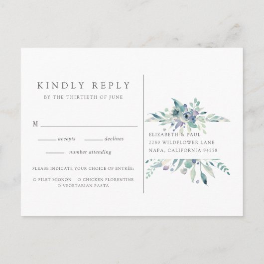 Mountain Meadow UAWG Postkarte mit Auswahl (Rückseite)