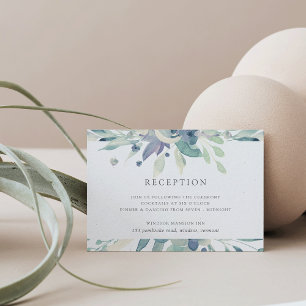 Mountain Meadow Watercolor Empfang Card Einladung