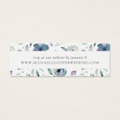 Mountain Meadow Wedding Website RSVP Cards (Vorderseite)