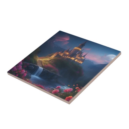 Mountain Midnight Castle Four Fliese (Seite)