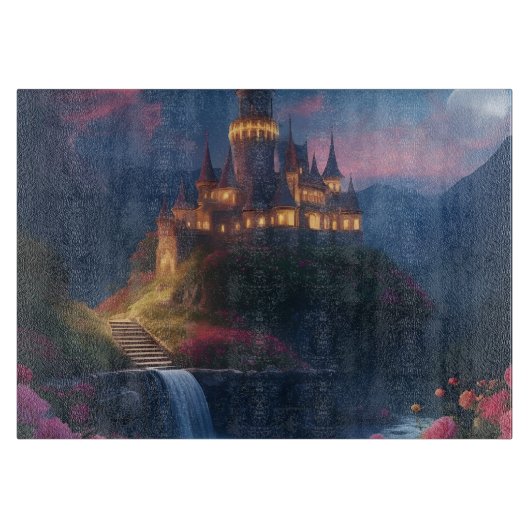 Mountain Midnight Castle Four Schneidebrett (Vorderseite)